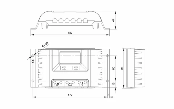 Steca Régulateur De Charge Solaire PR 1010 – Contrôleur De Charge magasin solde 4