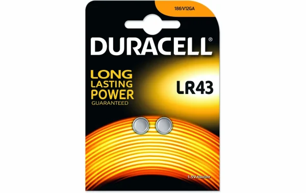 DURACELL Pile Bouton Alcaline LR43 2 Pièce/s – Piles Alcalines en france 1