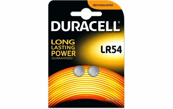 livraison la plus rapide DURACELL Pile Bouton Alcaline LR54 2 Pièce/s – Piles Alcalines 1