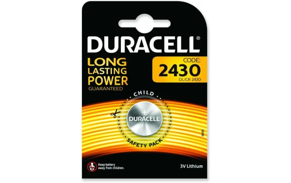 en ligne officielle DURACELL Pile Bouton Lithium CR2430 1 Pièce/s – Piles Alcalines 1