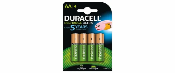 Prestation Et Rapide DURACELL Pile Rechargeable AA 2400 MAh 4 Pièce/s – Piles Alcalines 1