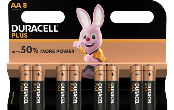 Nouvelle tendance DURACELL Pile Plus Power MN1500 AA 8 Pièce/s – Piles Alcalines 1