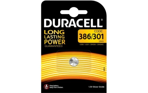 DURACELL Pile Bouton Specialty 386/301 1 Pièce/s – Piles Alcalines en france 1