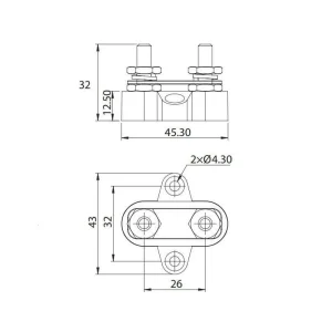 Paiement sécurisé Swaytronic Bus Bar M6, Rouge – Accessoires D’énergie Solaire 6