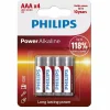 Philips Pile Pile Power Alkaline AAA 4 Pièce/s – Piles Alcalines design à la mode 5