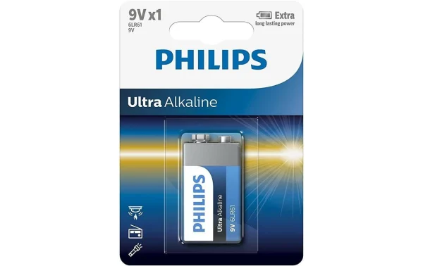 Philips Pile Pile Alcaline 9 V 1 Pièce/s – Piles Alcalines Nouveau 1