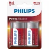 Philips Pile Pile Power Alkaline D 2 Pièce/s – Piles Alcalines De Qualité 8