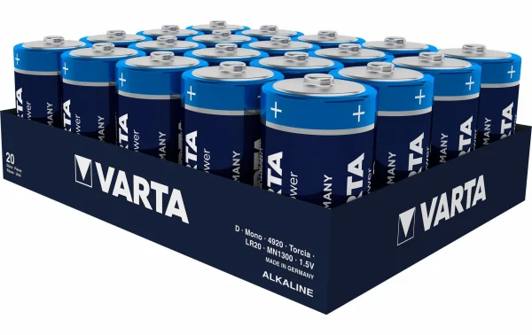 magasin solde VARTA Pile Longlife Power D 20 Pièce/s – Piles Alcalines 1