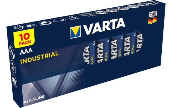 boutique paris VARTA Pile Industrial AAA 10 Pièce/s – Piles Alcalines 1