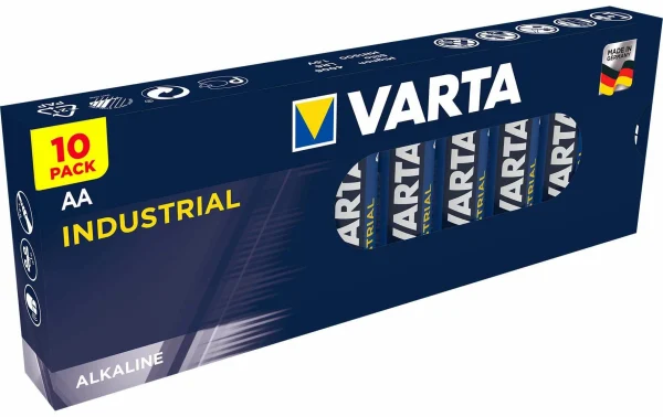 boutique en ligne france VARTA Pile Industrial AA 10 Pièce/s – Piles Alcalines 1