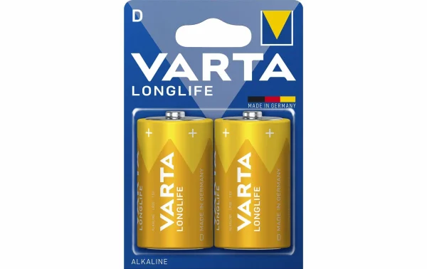 VARTA Pile Longlife D 2 Pièce/s – Piles Alcalines pas cher 1