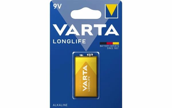 Livraison internationale VARTA Pile Longlife 9 V 1 Pièce/s – Piles Alcalines 1