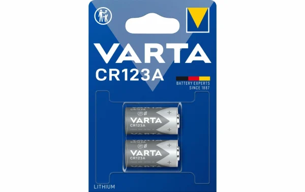 VARTA Pile CR123A 2 Pièce/s – Piles Alcalines luxe soldes 1