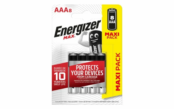 Energizer Pile MAX AAA LR03 8 Pièce/s – Piles Alcalines magasin pas cher 1