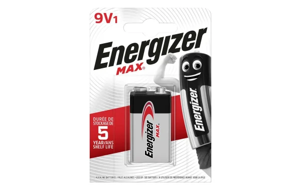 excellent qulity Energizer Pile MAX 9V / 6LR61 1 Pièce/s – Piles Alcalines 1