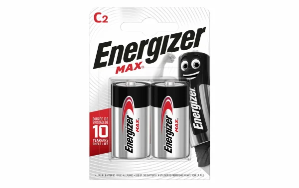 Energizer Pile Max Baby C 2 Pièce/s – Piles Alcalines garantie de qualité 1