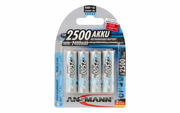 Ansmann Accumulateur 4x AA 2400 MAh – Accus Et Chargeurs ﻿soldes 1