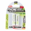 vente pas cher Ansmann Accumulateur 2x AA 800 MAh Pour Téléphones DECT – Accus Et Chargeurs 11