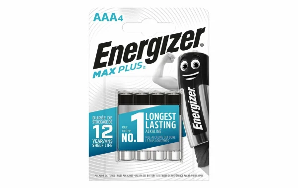 Energizer Pile Max Plus AAA 4 Pièce/s – Piles Alcalines pas cher en ligne 1