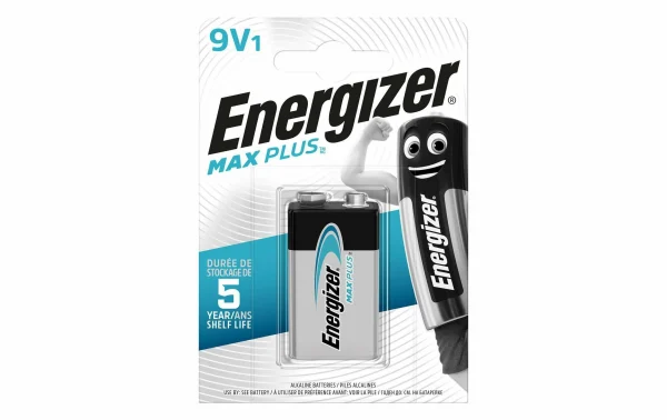 Energizer Pile Max Plus E-Block 9V 1 Pièce – Piles Alcalines Livraison Standard/Rapide 1