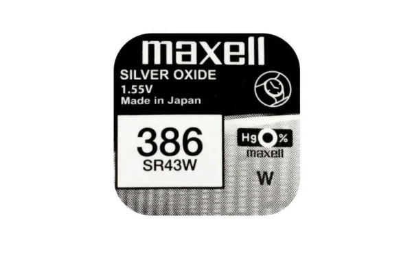 en ligne vente Maxell Europe LTD. Pile Bouton SR43W 10 Pièces – Piles-boutons 1