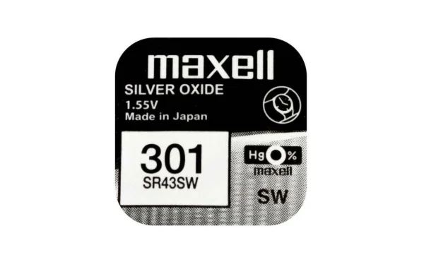 Neuve avec étiquette Maxell Europe LTD. Pile Bouton SR43SW 10 Pièces – Piles-boutons 1