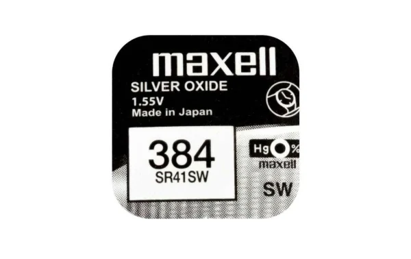 Maxell Europe LTD. Pile Bouton SR41SW 10 Pièces – Piles-boutons exclusivement disponibles 1