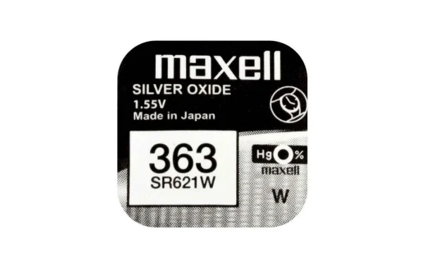 boutique en ligne Maxell Europe LTD. Pile Bouton SR621W 10 Pièces – Piles-boutons 1