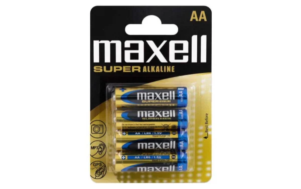 Maxell Europe LTD. Pile AA Super Alkaline 4 Pièce/s – Piles Alcalines nouvelle saison 1