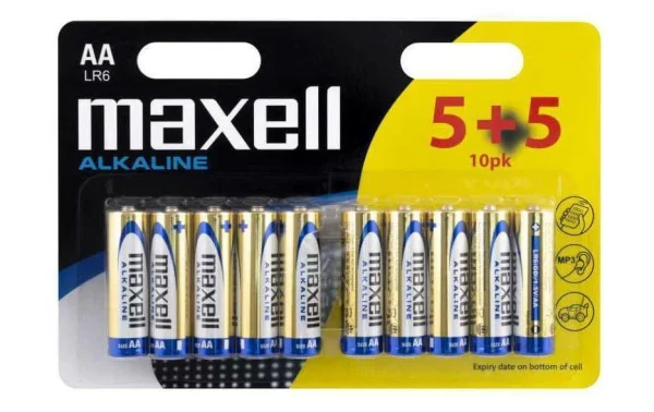 magasin Maxell Europe LTD. Pile AA 5+5 Pièces – Piles Alcalines 1