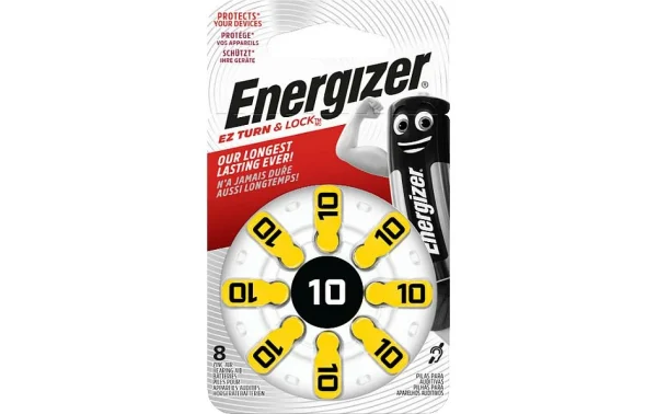 beauté Energizer Pile Pour Appareils Auditif 10 8 Pièces – Piles Alcalines 1