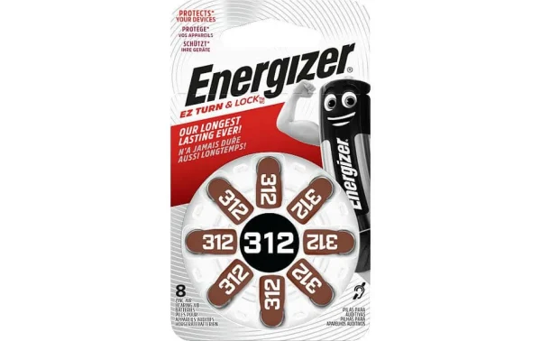 Energizer Pile Pour Appareils Auditif 312 8 Pièces – Piles Alcalines beauté 1