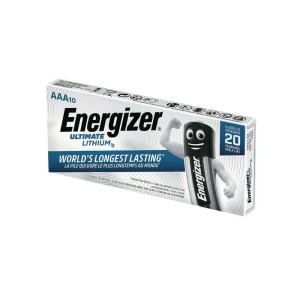 en ligne Energizer Pile Ultimate Lithium AAA 10 Pièce/s – Piles Alcalines 9